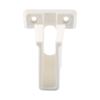 12pcs Wire Shelf End Bracket White Plastic Closet Shelves Brackets with Screws