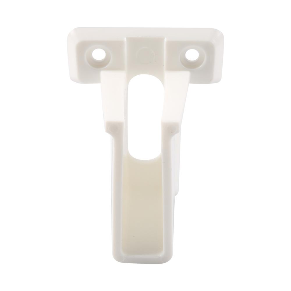 12pcs Wire Shelf End Bracket White Plastic Closet Shelves Brackets with Screws