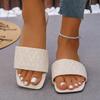 2025 Summer Slippers for Women Wear New Fashionable Women's Shoes Home Slippers Outdoor Beach Sandals Zapatos De Mujer