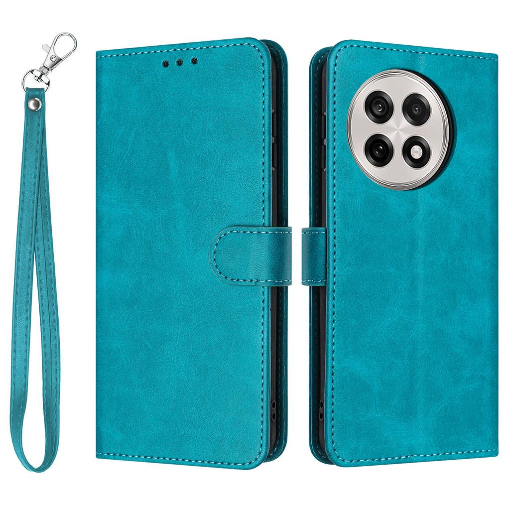 For OnePlus 13R 5G Case Flip Stand PU Leather Wallet Phone Cover Calf Texture