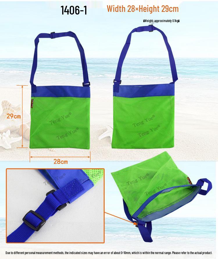 1406 Mesh Beach Tote Bag for Toys, Swimming Gear, Toiletries & Shopping