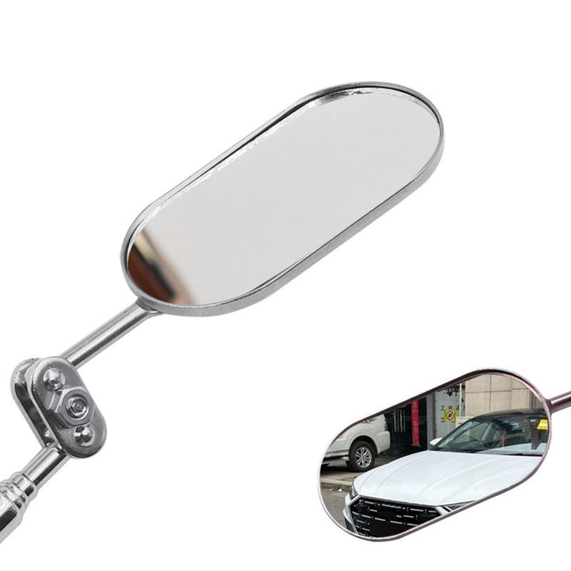 Telescoping Inspection Round Mirror 360 Retractable Extending Car Angle View Pen Adjustable Telescopic Car Inspection Mirror