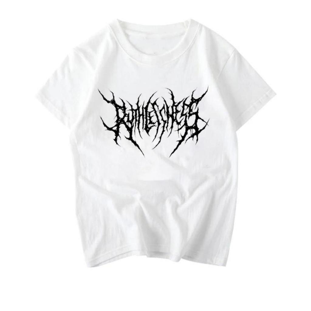 Gothic Street Punk Women's T-shirts Korean Casual T-shirt Tops Harajuku Graphic Tshirt Female Dropshipping Hip Hop