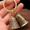 Buddhist Prayer Keychain Bell Accessory Crafted In User Friendly Metal Material Fashionable Key Accessories
