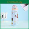 Stainless Steel Double Layer Water Bottle With Silicone Lid For Fitness School And Commuting