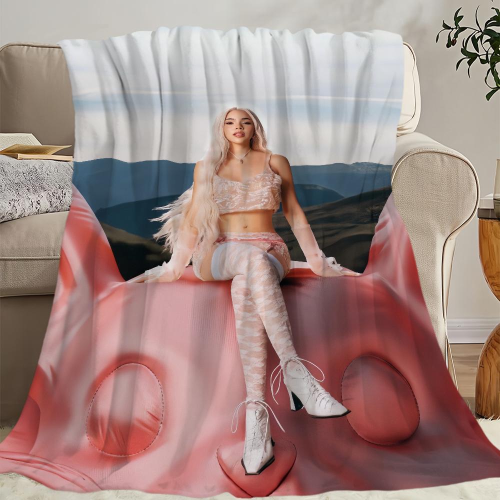 Singer Warm Soft Plush Nap Blankets Sofa k-Kenia for Living Room p-pink Office Bedroom Home A-aura Travel Kid Gift Os Flannel