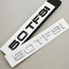 For q2 A6 A7 A8 Q7 Q8 Horch Exterior Accessories Car Letters ABS Chrome Black Logo 50 TFSI 55 TFSI Rear Trunk Badge Emblem