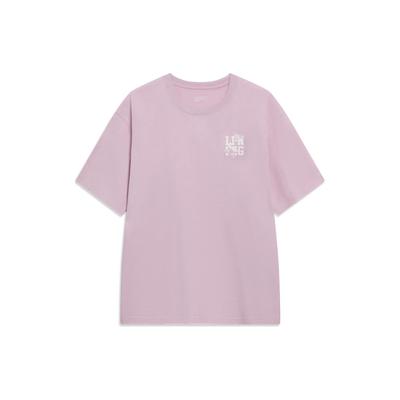 Chinese Culture Series Floral Print Slim Fit Round Neck Short Sleeve T-Shirt Men Tops Pink AHST203-5