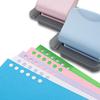 6-Hole Round Loose-Leaf Puncher, Student-Friendly, Multi-Hole, Manual, Labor-Saving.