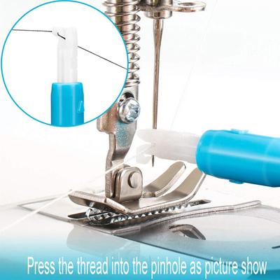 Sewing Machine Needle Threader Stitch Insertion Tool Automatic Threader Quick Sewing Threader Needle Changer Hold Needles Firmly