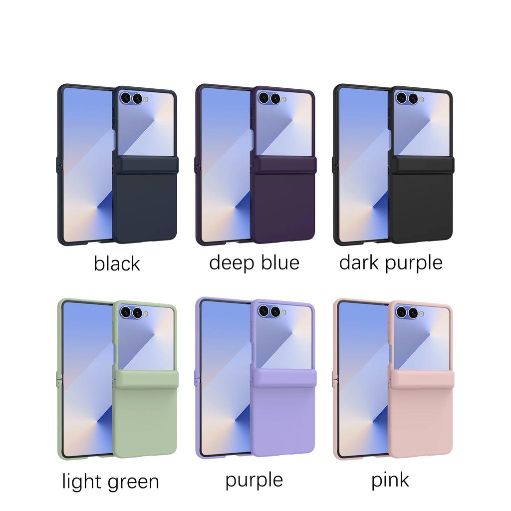 TPU Phone Case for Samsung Galaxy Z Flip 7 FE 6 5 4 3 Flip7 Flip6 Flip5 Flip5 5G Hinge Protective Cover
