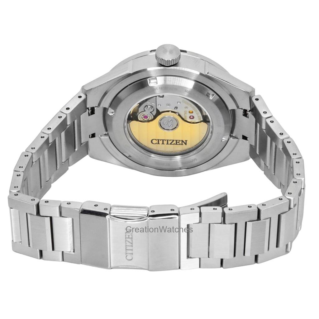Citizen Series 8 870 Stainless Steel Black Dial Automatic NA1036-56E 100M Men's Watch
