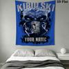 Custom KKS Lech Poznań Wall Hanging Printed Fabric Blanket Decorative Tapestries for Bedroom Living Room Home Decor