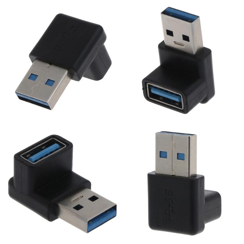 Neuer 90-Grad-USB-3.0-A-Stecker auf Buchse rechtwinkliger Adapteranschluss USB-Stecker für Laptop/PC-Computer