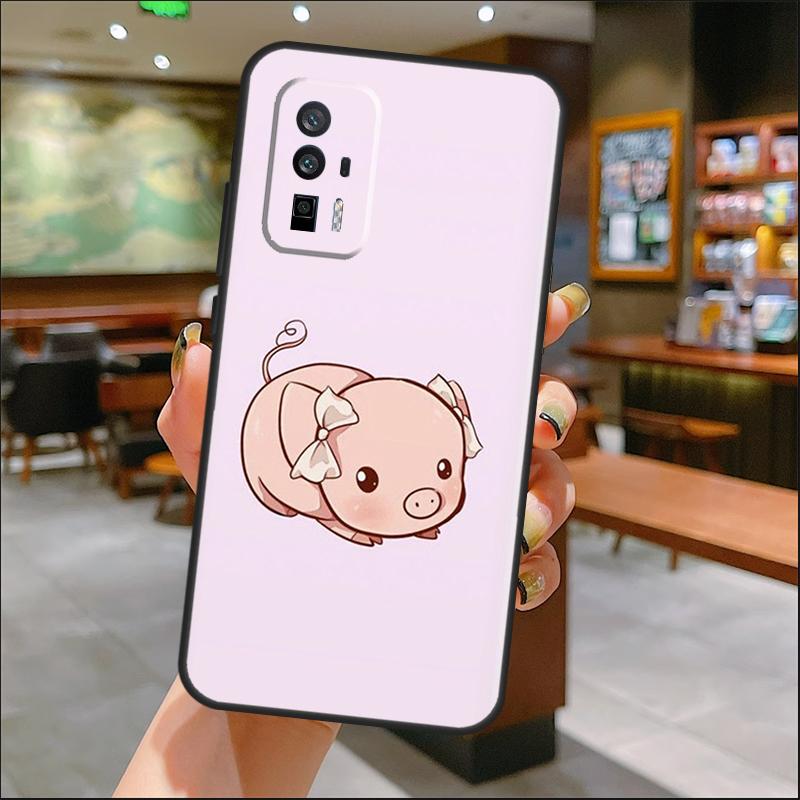 Adorable Cute Pigs Piglets Case For Xiaomi 15 14 13 Ultra 11T 12T 13T 14T Pro POCO X7 Pro X3 X5 X6 M6 F5 F6 Pro Cover