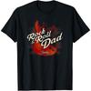 Camiseta Fender Dia dos Pais Rock & Roll Dad Logo de Guitarra Clássica