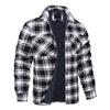 Herren Herbst/Winter Langarm Revers Plaid H Verdickte Hemdjacke