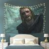 Hey You YouRe Finally Awake Skyrim Tapestry Wall Hanging Aesthetic Home Decoration Tapestries for Living Room Bedroom