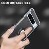 Ringständer durchsichtige Hülle für Google Pixel 8 Pro Halter Halterung stoßfeste transparente Hüllen für Google Pixel 7 7A 6A weiche TPU-Silikon-Telefonrückseite