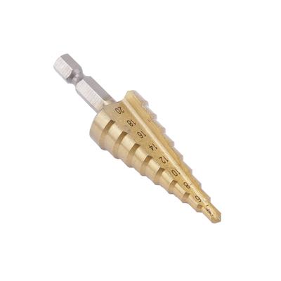12//20/32mm Multi-purpose HSS Triangle Handle Straight Groove Step Drill Titanium Plating Reamer Iron Aluminum Knife