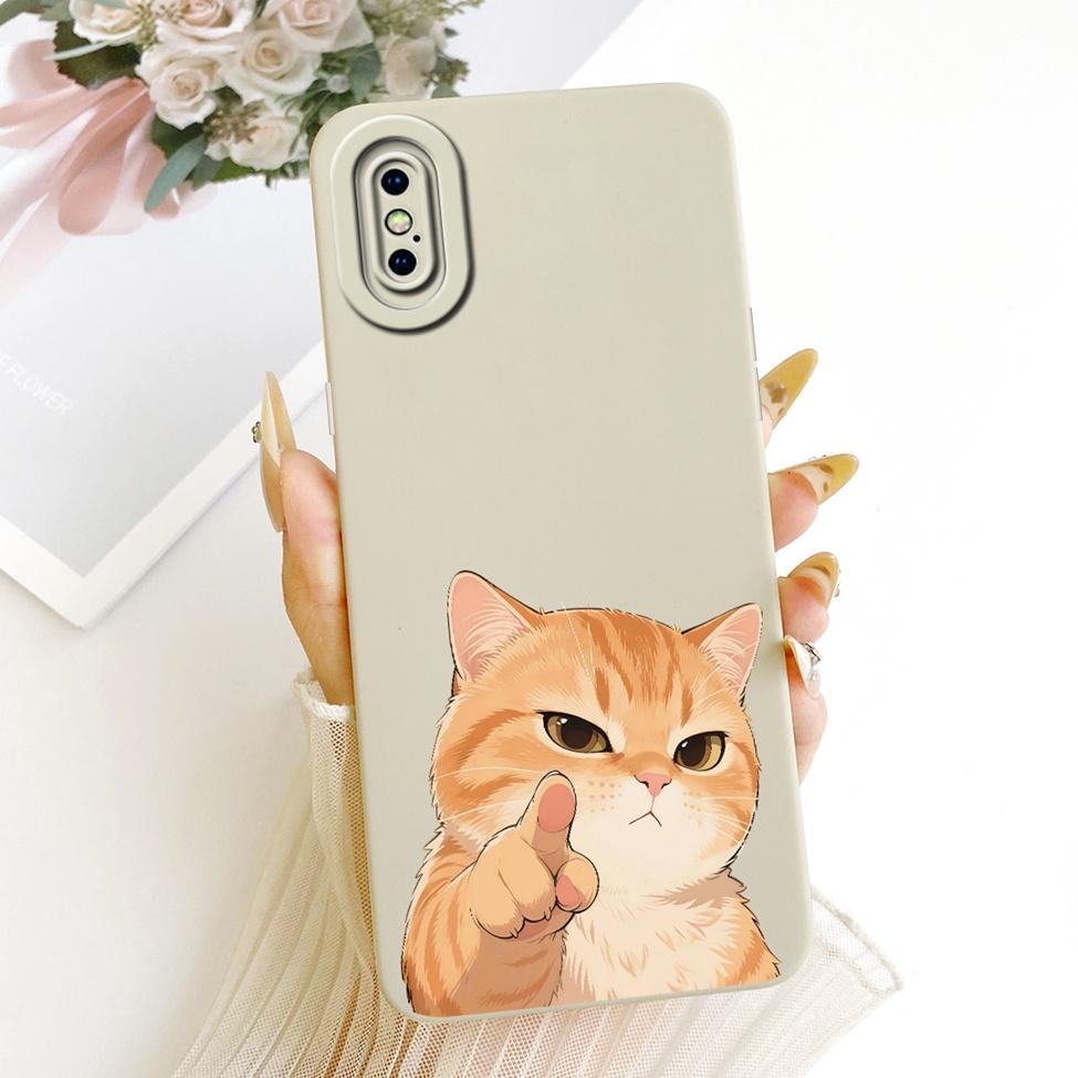 Casing For iPhone XS Max Cover Fashion Cartoon Cute Funny Painted Silicone Phone Case A1921 A2101 A2102 A2104