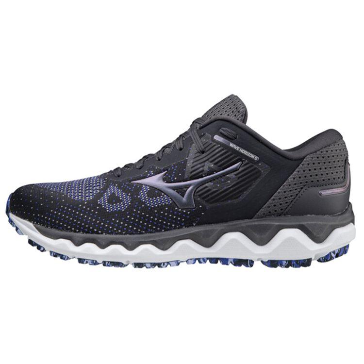 Mizuno Horizon 5 Low Top Running Shoes Men Sneakers Black Blue J1GC212690
