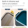 Stainless Steel Food Storage Container Sealed Design Food Snacks Box  Worker