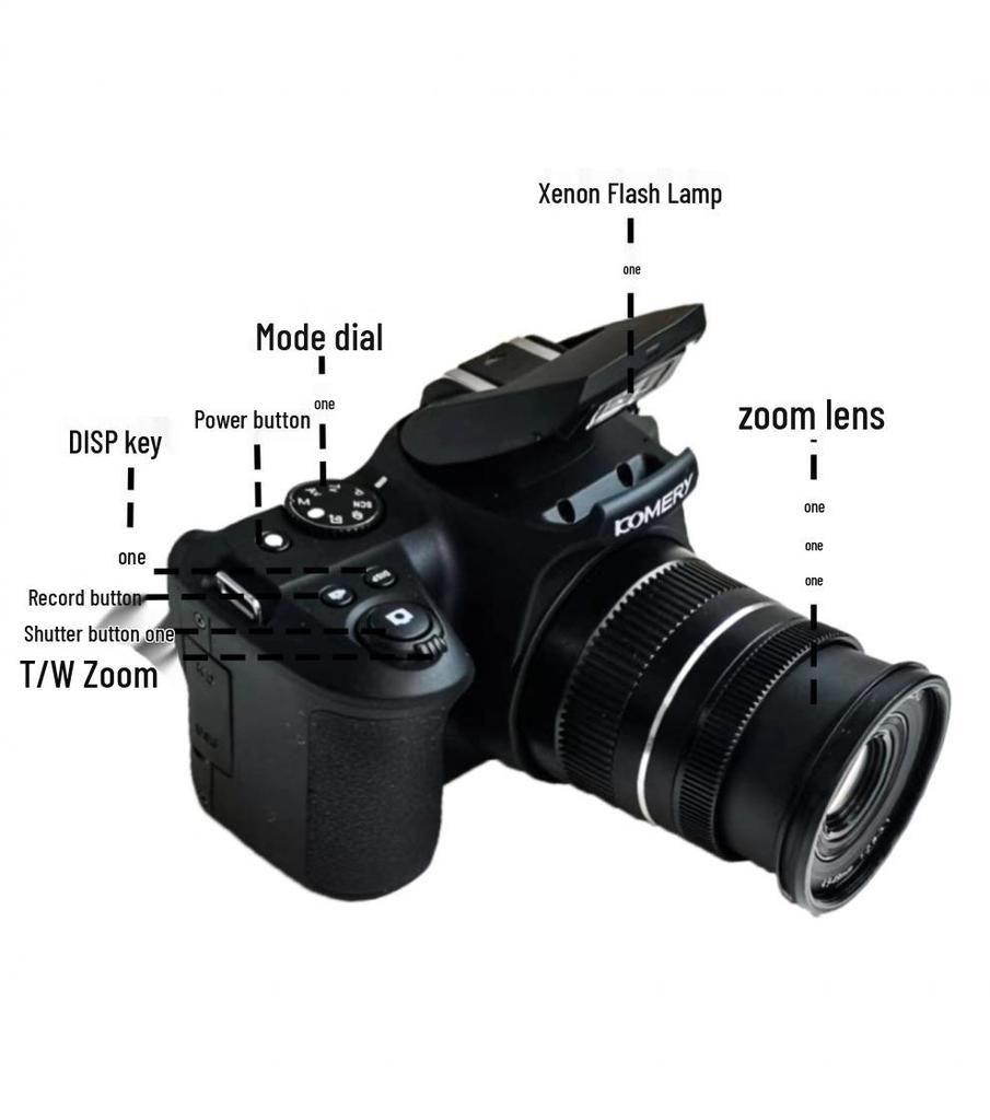 64MP Digital HD Mirrorless DSLR for Professional Video & Live Streaming