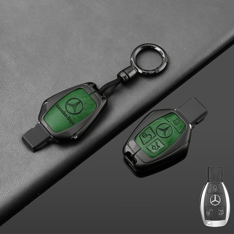 Car Key Case Cover Protector for Mercedes Benz CLK ML SLK B C E S Class Auto Keychain Accessories Car Styling for Mercedes Benz ACDFJ1