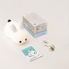 Smart Portable Usb Rechargeable Lamps Huggable Sensor Rabbit Night Light Kids Baby Room Touch 3D Led Silicone Night