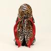 90*90cm Leopard Printed Square Scarf Women Luxury Designers Scarf Fashion Dot Headband Matte Satin Silk Hair Band Handkerchief