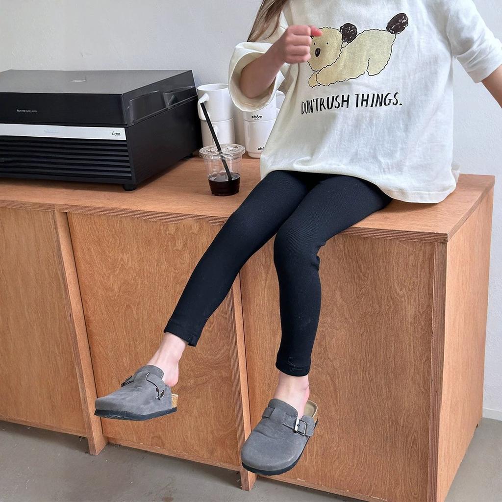 Girls' Slim-Fit Trendy Leggings - Stylish Kids' Bottom Layer
