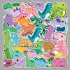 50pcs Waterproof Dinosaur Cartoon Stickers for DIY Skateboards, Phones, and Luggage