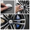 4PC 56MM Aluminum Badge Car Wheel Center Cover Hub Caps Sticker For Hyundai GDi i10 I10 N Line Solaris Genesis Azera Santafe XX1