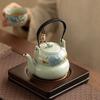 Gourd Beam Pot Ceramic Teapot Tea Large Kung Fu Tea Kettle with Filter