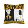 Angine De Poitrine Square Pillow Covers Polyester Car Sherpa Mantra Cushion Cover Cute Decor Throw Pillow Case