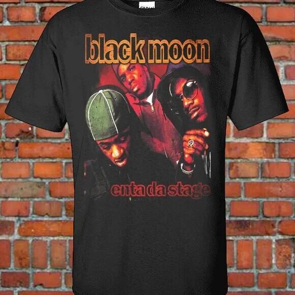 Black Moon  Graphic Tees Unisex Hip-Hop Music Unisex T-Shirt L