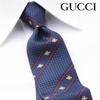 Navy Stripe [Gucci] Tie, GUJ-830 [Used]