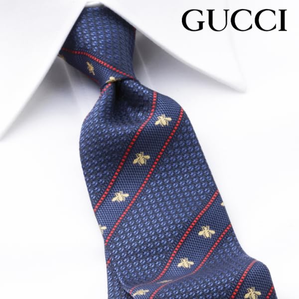 Navy Stripe [Gucci] Tie, GUJ-830 [Used]