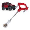 Camping Trailer Connecting Hook Fit for CROSSRC TL4 RC Crawler Car Accessories Upgrade Parts Camping Vehicle Connecting Rod