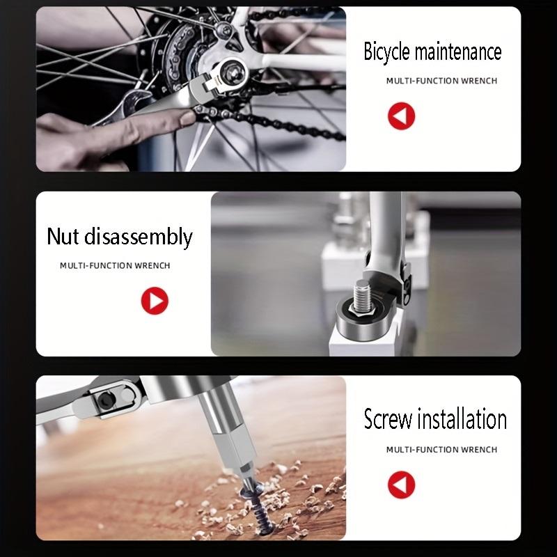 8-in-1 / 13-in-1 Interchangeable Head Ratchet Wrench Set | Flexible Head & Chrome Vanadium Steel