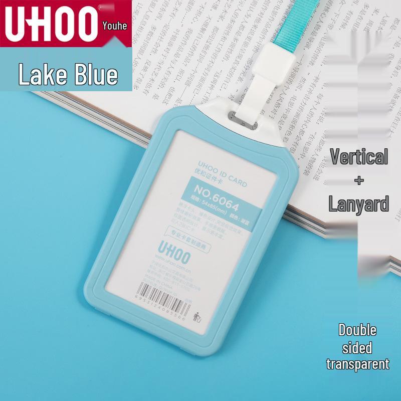 Youhe 6064 ID Card Holder - Protective Badge Cover for Student, Work, and Campus Cards