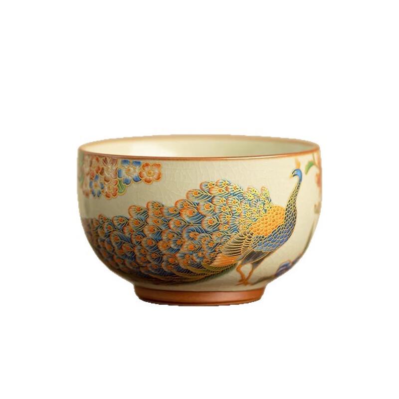 Shungqi Imitation Song Ru Kiln Ceramic Master Tea Cup