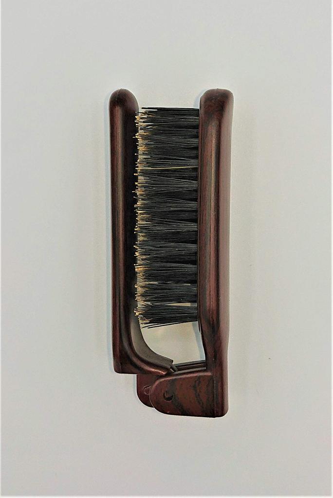 Folding Hair Setting Brush Animal Hair