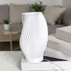Night Light 3D Printed Pleated Decorative Lamp for Bedside USB Table Lamp for Bedroom Modern Ambient Room Decor