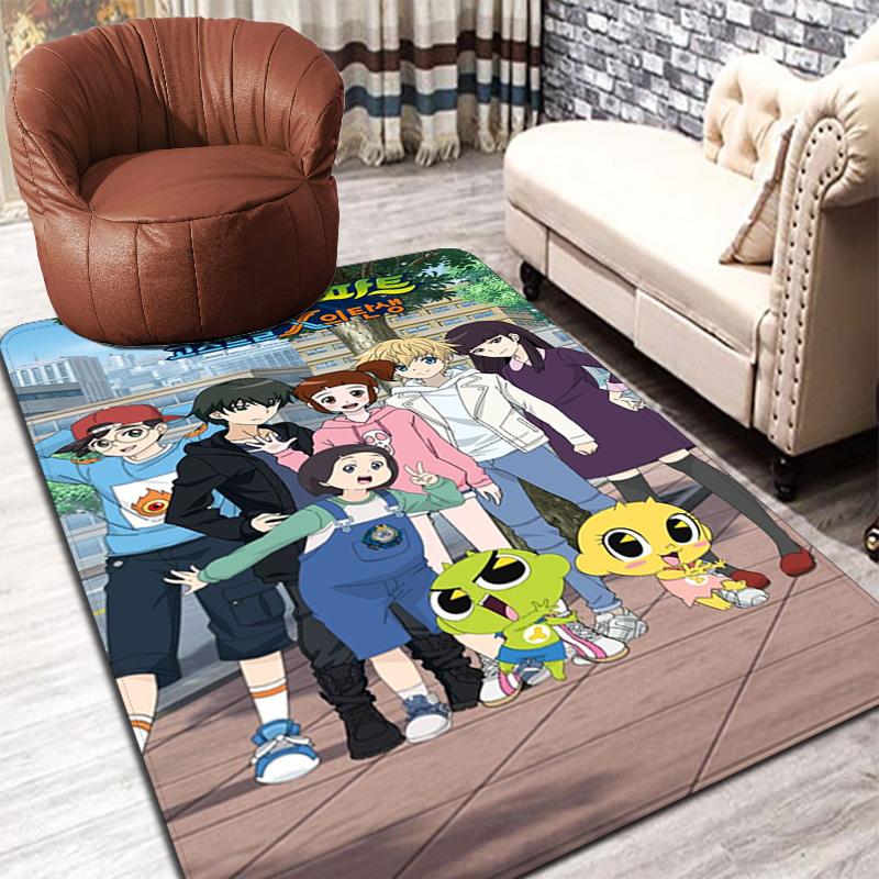 Fantasy Cartoon Characters Rug Floor Mat for Living Room or Bedroom Soft and Comfortable Carpet a Gift for Birthday and Holiday.