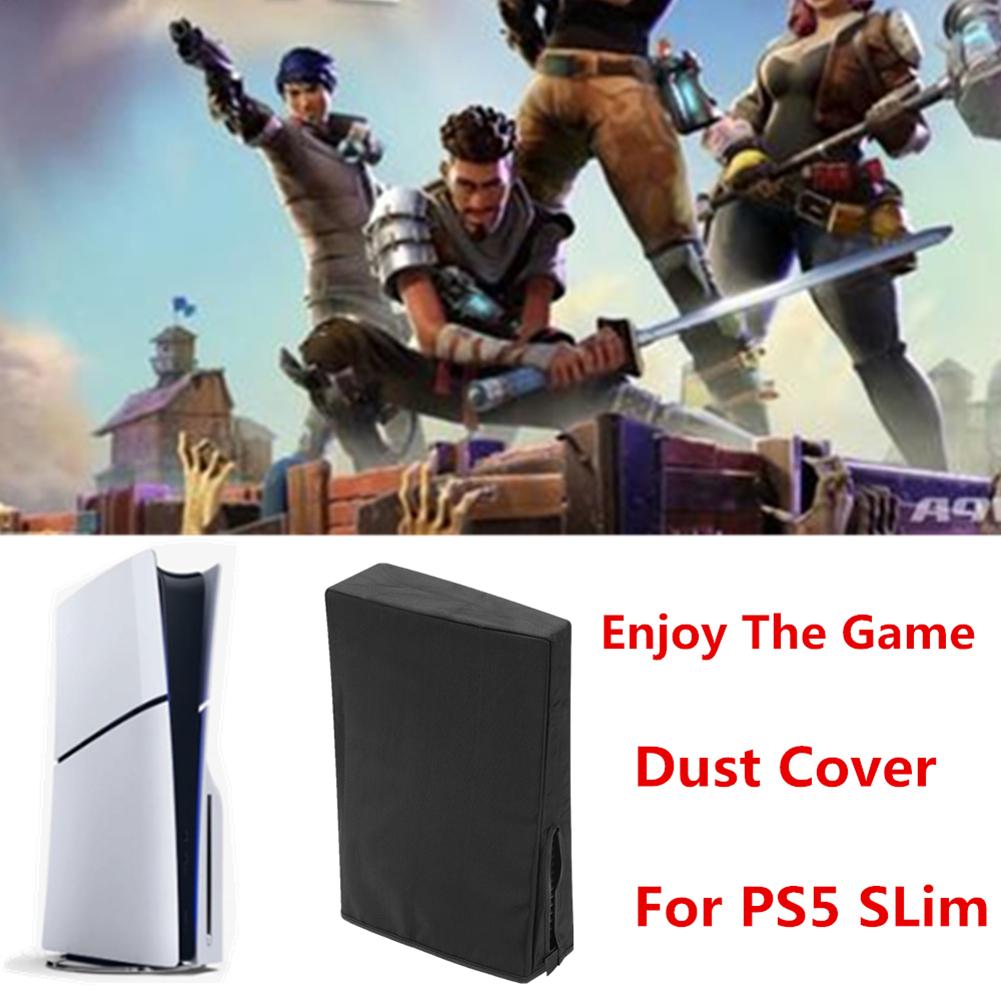 Vertical/Horizontal Dust Cover Anti-Scratch  Cover Sleeve Removable Protective Case for Playstation 5 Slim Game Console