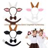 Ziegenohren Tier Cartoon Stirnband für Halloween Party Kostüm