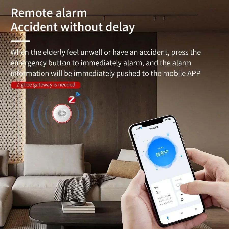 Tuya WiFi ZigBee Home Security System Smart Alarm Sound and Light Siren Sensor Detector Smart Life APP Support Alexa Google Home
