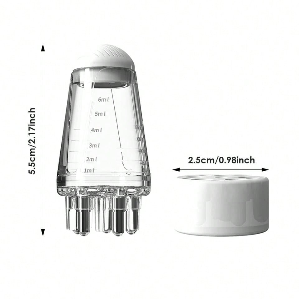 Mini Portable Scalp Application Liquid Comb, Hair Roots Massaging Hair Growth Essence Oil